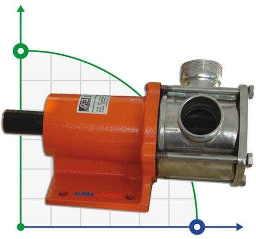 Насос для пищевых продуктов и напитков AlphaDynamic AD65 BARE SHAFT импеллерный (без двигателя)