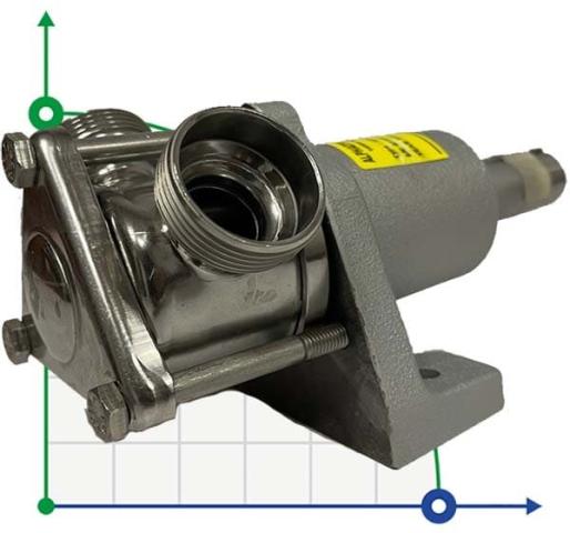 Насос для краски, клея, чернила AlphaDynamic AD30 BARE SHAFT импеллерный (без двигателя)