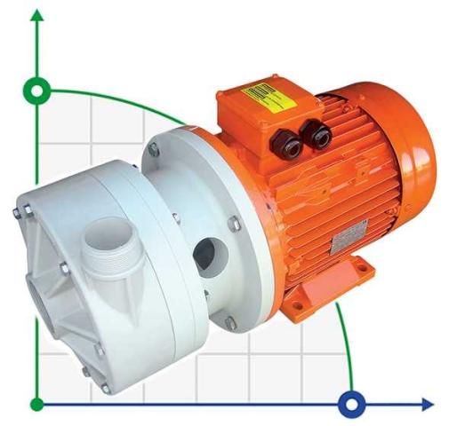 ADH 180 PP/B/15HP/TF/2800/BSP - горизонтальный центробежный насос