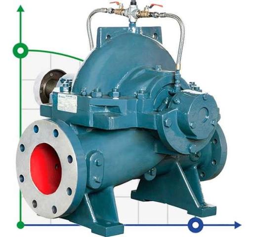 BSC 200-420A/B, (3000) - насос двустороннего входа