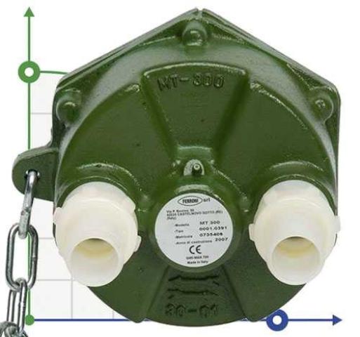 MT 300 насос роликовый от ВОМ трактора для опрыскивателя