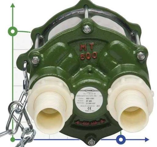 MT 600 насос роликовый от ВОМ трактора для полива