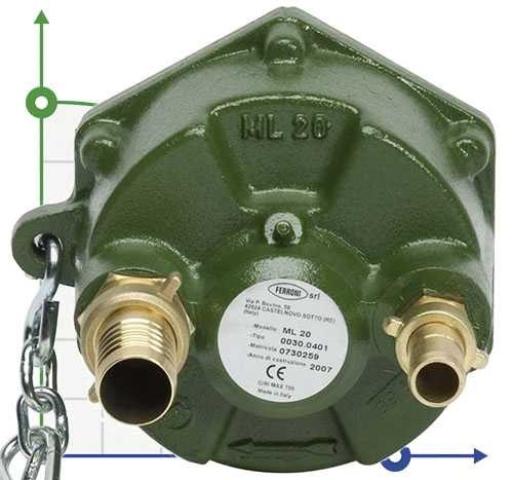 ML 20 насос роликовый от ВОМ трактора для распыления