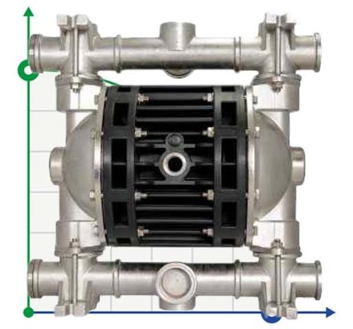 Пневматический мембранный насос BOXER 150 AISI 316 IB150A-MTAAT--