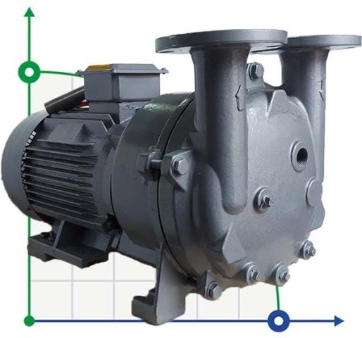 2BV5111, AISI 316 вакуумный насос для агрессивных газов