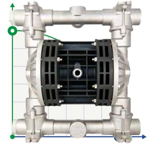 Пневматический мембранный насос BOXER 251 ALU B250-AL-HTAIV