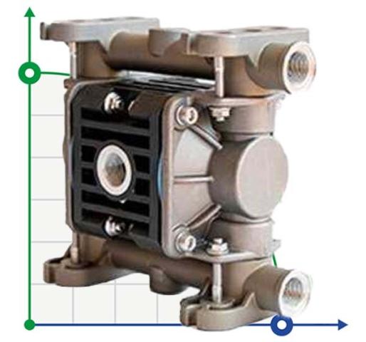 Пневматический мембранный насос BOXER 15 AISI316 IB15-A-HTTAT--