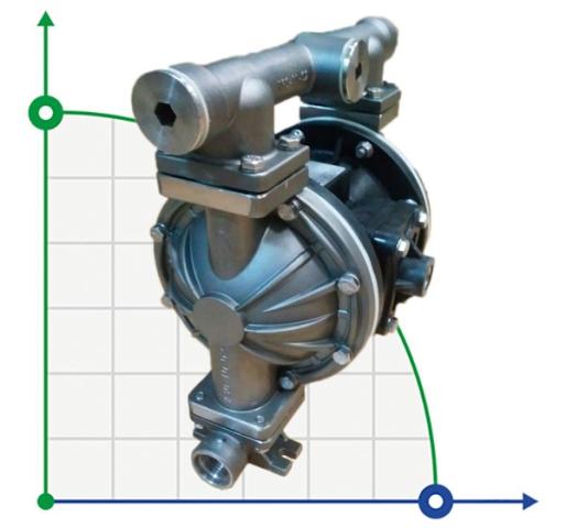 Насос мембранный нержавеющий DP 10 SS/T