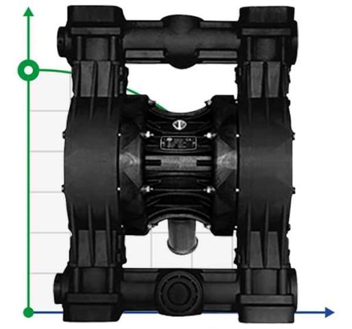 RUBY 081V-P-TVT-T насос пневматический мембранный