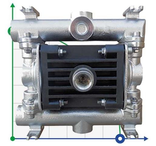 RUBY 010S-P-NTSS-T насос пневматический мембранный