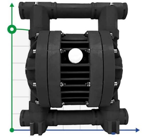 RUBY 025S-P-TST-T насос пневматический мембранный