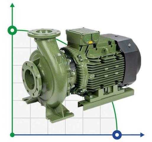 Моноблочный электрический насос IR65-200NC-G-HP25 V400 / 690/50 -3P50HZ