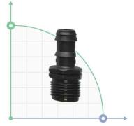 Выпускной шланг 16 мм 1/2 дюйма