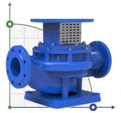 BTKF-I 65-200, 22 kW - насосная часть in-line (3000)