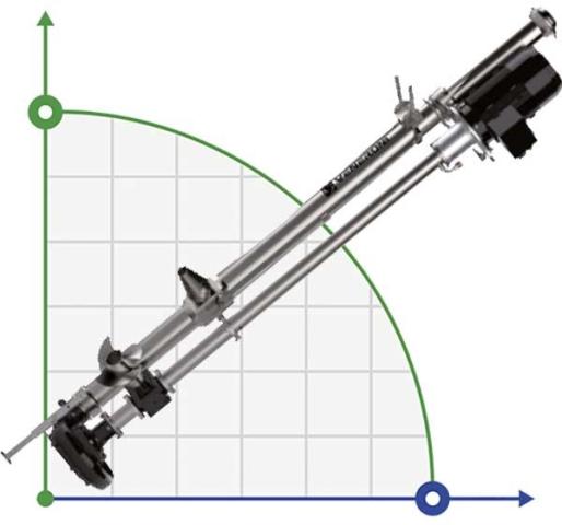 Veneroni LVEM 15, 22 kW, 3,5m, 306 m3/h электрический вертикальный насос со смесительным пропеллером