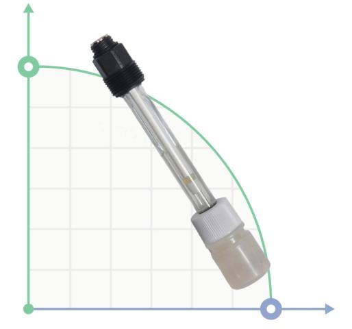 Резьбовой стеклянный датчик Rx, 10 Бар - 80°C.
