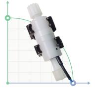 Датчик потока PVDF - TFE/P для дозирующих насосов до 20 л/ч