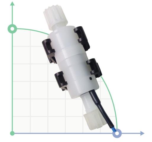 Датчик потока PVDF - TFE/P для дозирующих насосов до 20 л/ч