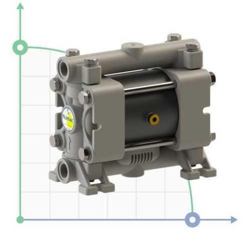 Пневматический мембранный насос BOA Q8 PP