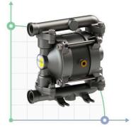 Пневматический мембранный насос BOA Q20 AISI316