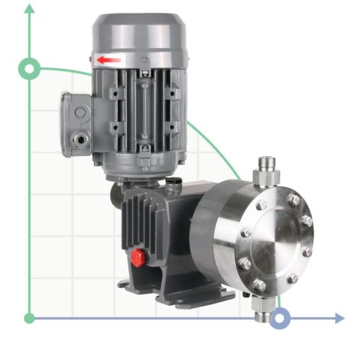 Мембранный насос-дозатор PDM-D AA 10/14 400/3/50 0,18