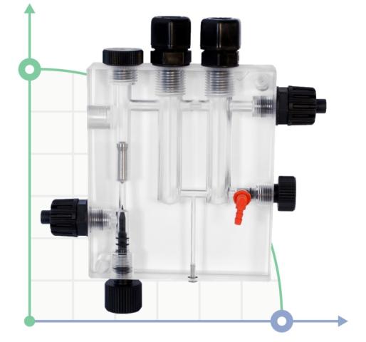 Держатель электродов двойной с датчиком потока
