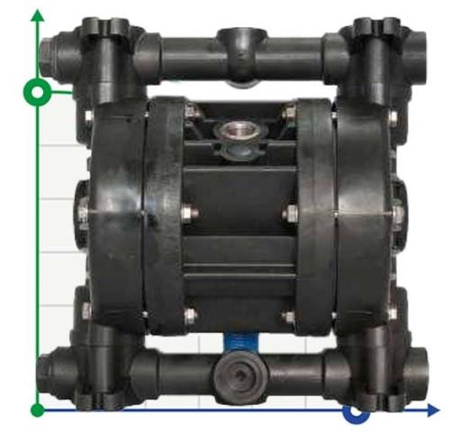Пневматический мембранный насос BOXER 50 PVDF IB50-FC-MTTPT--