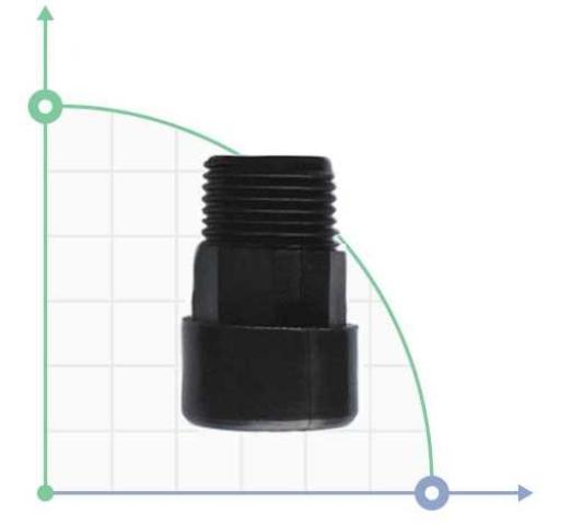 Редуктор напорной форсунки для насосного инжектора R.M-1/2 дюйма, R.H-3/8 дюйма