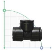 Тройник R.H-1/2 дюйма