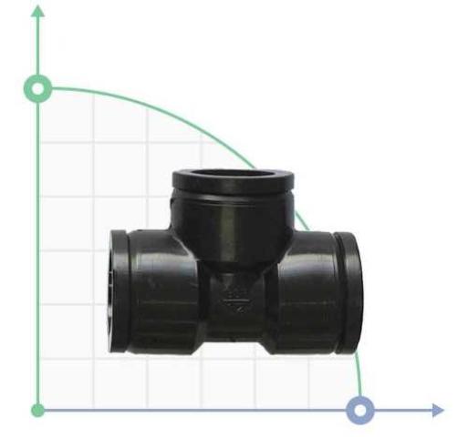 Тройник R.H-1/2 дюйма