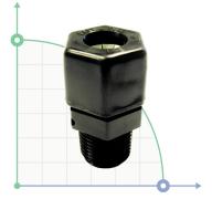 Держатель датчика STD 1/2 дюйма PP + O-ring 3062