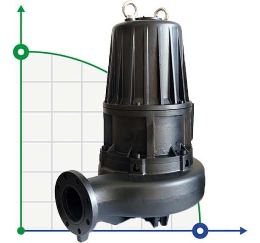 Для лагун навозохранилищ Dreno AT 150/4/340 C.285 с режущим открытым рабочим колесом