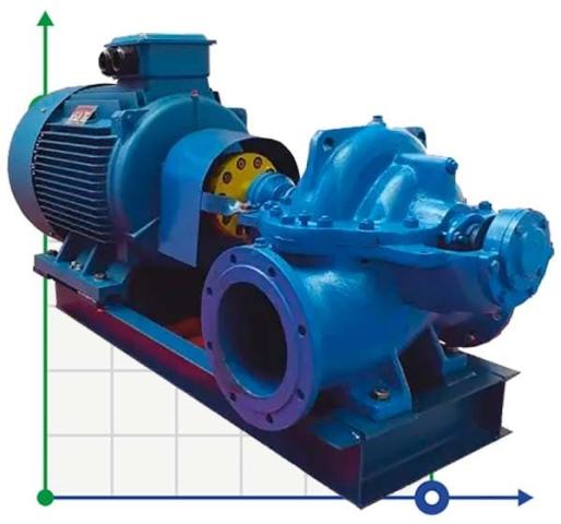 BSCE 250-450(1500) – насосный агрегат двустороннего входа, 250 кВт