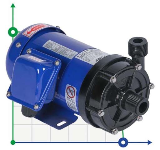 Насос для химии MD-F-202SAE-5V22AYS, PP, 27L/min, 3m, 220V