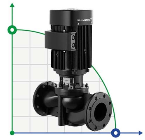 Насос ин-лайн Grundfos TP 65-180/2 A-F-A-BQBE-HX1