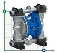 Пневматический мембранный насос SEKO Duotek AF250 ALU