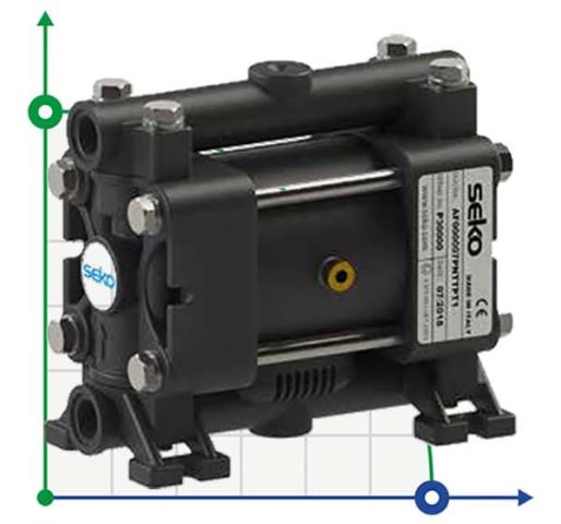 Пневматичний мембранний насос SEKO Duotek AF7 PP