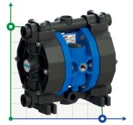 Пневматический мембранный насос SEKO Duotek AF50 PP