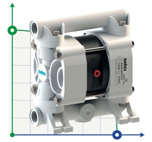 Пневматический мембранный насос SEKO Duotek AF30 POM