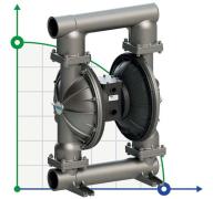 Пневматический мембранный насос SEKO Duotek AF1000 ALU