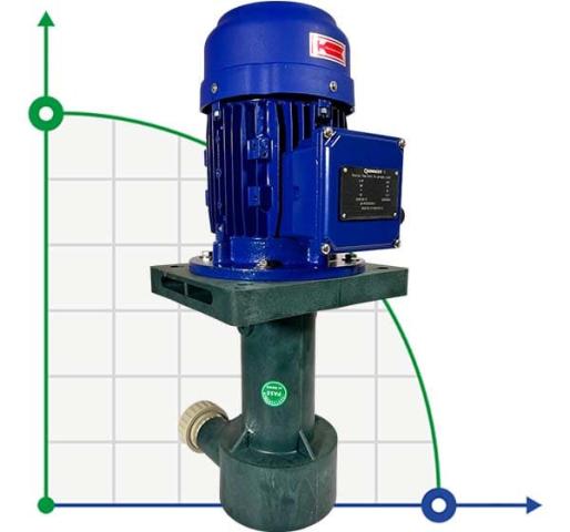QP-25SK-1/25EF, GFRPP-0,37kW, 150L/min, 8m центробежный насос для гальваники