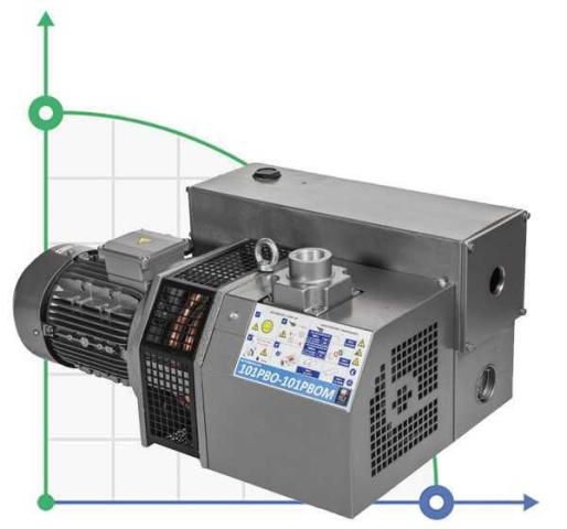 101 PBO-M  вакуумный насос с масляной смазкой