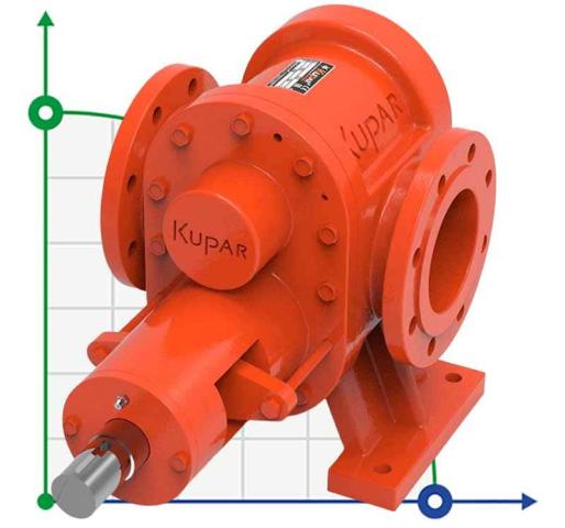 Шестеренчатый насос для джема Kupar KHP 4 дюйма, 7,5-75 м3/час