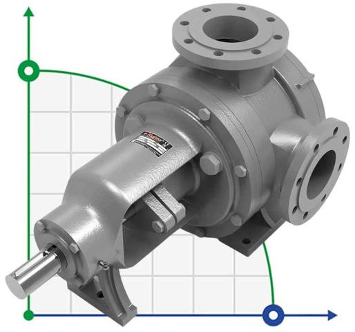 Насос для вязких химических продуктов Kupar KIP 4 дюйма-C, AISI 316, 18-95 м3/ч нержавейка