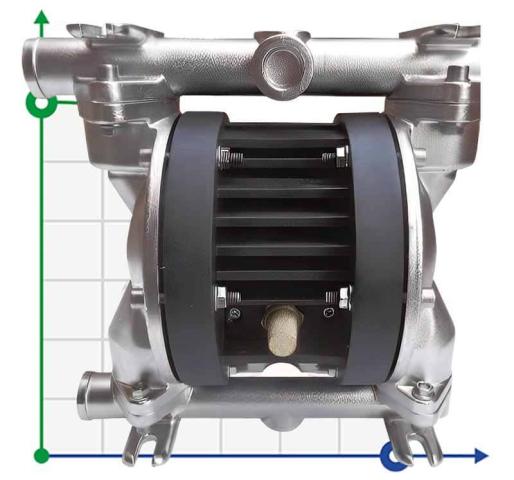 Насос пневматический мембранный AlphaDynamic RUBY 115S-P-TST-T