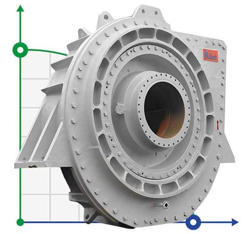 Шламовой насос для земснаряда WN, 200-1200 мм, 600-25000 м3/ч, 20-67 м