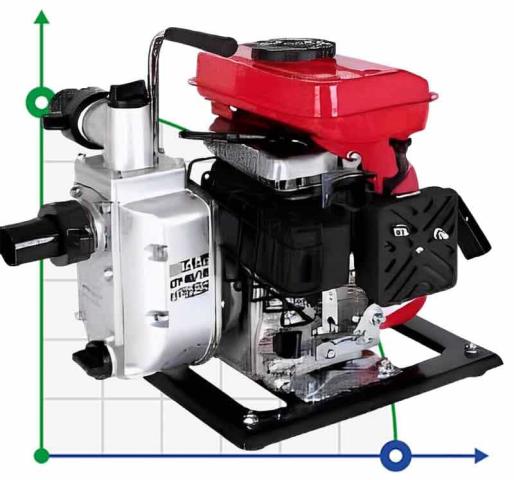 Бензиновая мотопомпа 2,5 л. с.