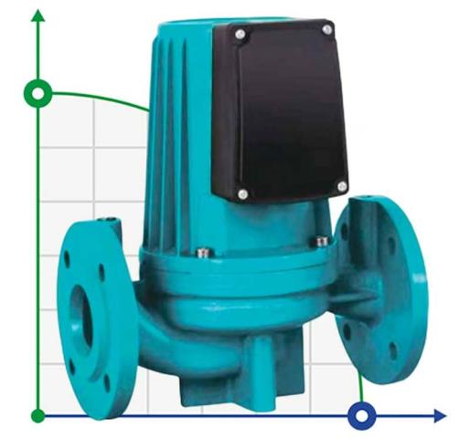 Циркуляционный насос сушильной камеры HGR1100-DN50, 380V с мокрым ротором