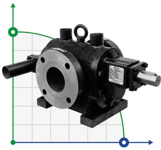 Шестеренчатый насос JKRN 600 6 дюймов, 125 m3/h, SS из нержавеющей стали