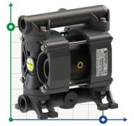 PHOENIX P30 PVDF ATEX пневматический мембранный насос